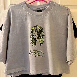 New Stevie nicks oversized crop top